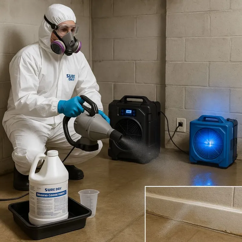 Sanitization and Odor Removal process in Farmers Branch, TX