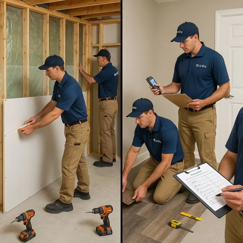 Repairs and Reconstruction process in Farmers Branch, TX
